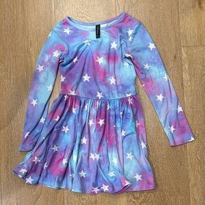 Dreamy Star Patterned Kids Dress